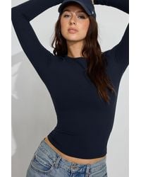 Garage - Sleek Crewneck Long Sleeve Top - Lyst