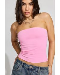 Garage - Sleek Longline Tube Top - Lyst