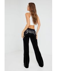Garage - Juicy Couture Velour Bling Jogger - Lyst