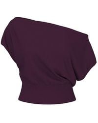 Garage - Stretchterry Off Shoulder Top - Lyst