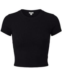 Garage - Snatchrib Cropped Crewneck T-Shirt - Lyst
