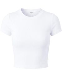Garage - Snatchrib Cropped Crewneck T-Shirt - Lyst