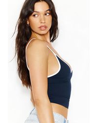 Garage - Sleek Deep V-Neck Cami Top - Lyst