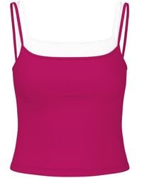 Garage - Sleek Double Layer Cami Top - Lyst