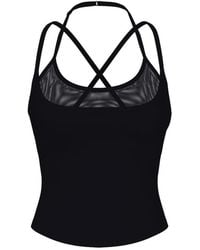 Garage - Active Double Layer Mesh Tank Top - Lyst