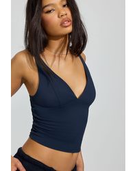 Garage - Deep Plunge Sleek Cami Top - Lyst