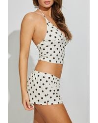 Garage - Mini Ribbed Shorts - Lyst