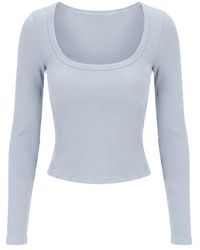 Garage - Snatchrib Scoop Neck Longsleeve Top - Lyst