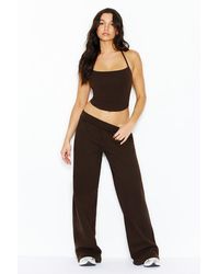 Garage - Stretchterry Open Back Halter Top - Lyst