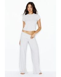 Garage - Modal Foldover Pants - Lyst