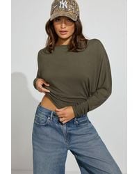 Garage - Smooth Dolman Boatneck Top - Lyst