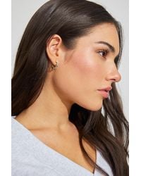 Garage - 3 Pack Of Twist Drop And Hoop Earrings - Lyst