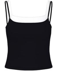 Garage - Sleek Double Layer Cami Top - Lyst