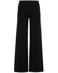 Garage - Brushed Stretchterry Wide Leg Pants - Lyst