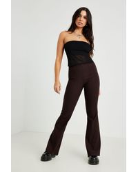Garage Synthetic Plush Flare Pants in 