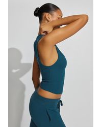 Garage - Ribbed Shirttail Tank Top - Lyst