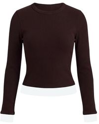 Garage - Snatchrib Double Layer Longsleeve Top - Lyst