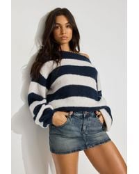 Garage - Oversized Boat Neck Sweater - Lyst