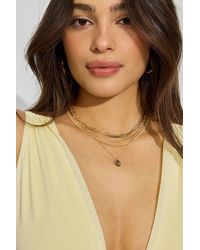 Garage - Set Of 5 Clean Diamond Cut Oval Necklaces - Lyst