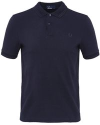 Barbour Cotton Dunbar Polo Shirt in Navy (Blue) for Men - Save 34% | Lyst