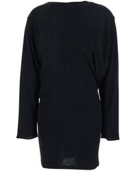 Jacquemus - 'La Robe Mistral' Crewneck Dress With Open Rear - Lyst