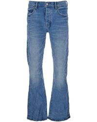 Purple Brand - Brand Flared Jeans With Crinkled Effect - Lyst