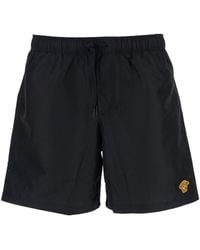 Versace - Costume Con Ricamo Medusa Sul Fronte E Vita Elasticizzata Con - Lyst