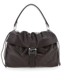 Fendi - 'Mama Baguette Large' Shoulder Bag With Ff Closure On The Front - Lyst