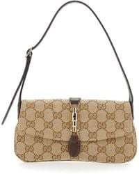 Gucci - New Jackie Mini Bag Origanal Gg Raw - Lyst