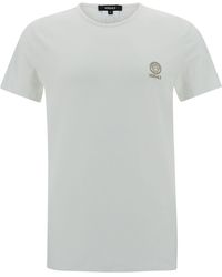 Versace - Graphic-print Crewneck Stretch-cotton T-shirt X - Lyst
