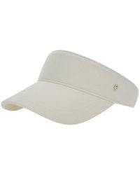 Helen Kaminski - Berkley Visor With Curved Brim And Logo Plate On - Lyst