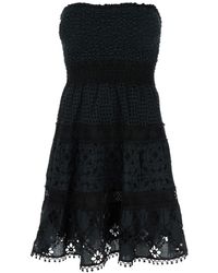 Temptation Positano - Short Embroidered Dress - Lyst