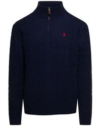 Polo Ralph Lauren - Cable Knit Sweater Wool And Cashmere Tops - Lyst