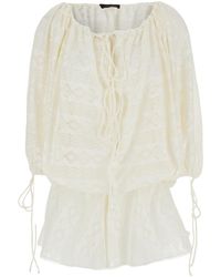 ANDAMANE - 'Wilma' Jumpsuit With Long Balloon Sleeves And All - Lyst