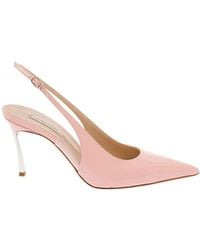 Casadei - Slingback Pumps With Blade Heel - Lyst