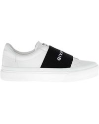Givenchy - City Court Leather Sneakers With Logo - Lyst