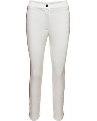 3 MONCLER GRENOBLE - Fitted Pants With Stripe Detail - Lyst