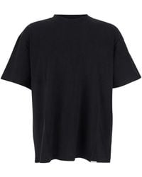 Represent - Crewneck T-Shirt With Logo Embroidery On The Rear And - Lyst
