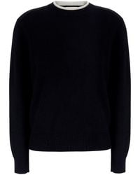 Loulou de Saison - 'Otis' Sweater With Contrasting Collar - Lyst