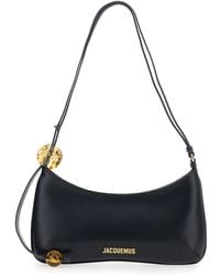 Jacquemus - Borsa A Spalla 'Le Bisou Perle' Con Dettaglio Logo - Lyst