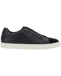 Doucal's - Spencer Sneaker (Gm) Clay (Visone+Tumblet) Nero+F.Do Gesso - Lyst