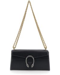 Gucci - 'Dionysius' Shoulder Bag With Metal Plate On The Front In - Lyst