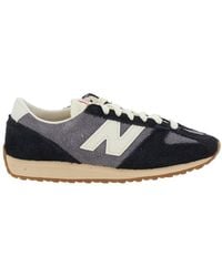 New Balance - Low Top Sneakers With Logo Patch - Lyst