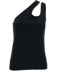 FEDERICA TOSI - One-Shoulder Top With Cut-Out - Lyst