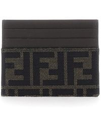 Fendi - Cardholder With Ff Motif - Lyst