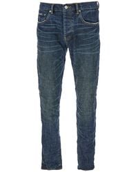 Purple Brand - Jeans With Low Rise And Stonewashed Effect - Lyst