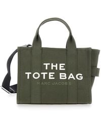 Marc Jacobs - Borsa A Mano 'The Small Tote' Con Logo Lettering Sul Front - Lyst