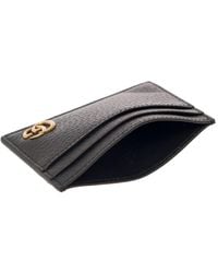 Gucci - 'Gg Marmont' Cardholder With Aged- Logo - Lyst