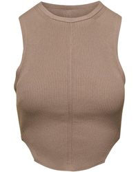 Philosophy Di Lorenzo Serafini - Knit Top With Charm And Open Back - Lyst