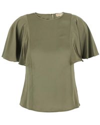 MICHAEL Michael Kors - Cape Sleeve Top 'Mt6411Qayj305' With Hooded - Lyst